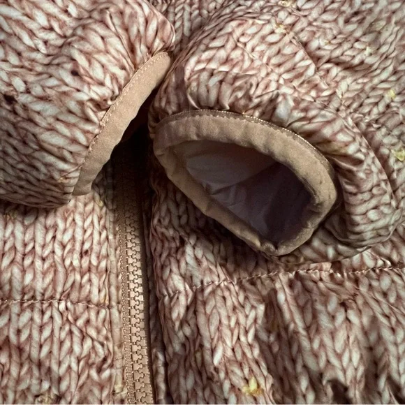 The North Face Infant Reversible Perrito Jacket 5T Pink Clay Confetti - Picture 5 of 12